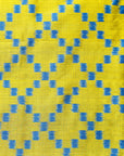 Ikatan Blue & Yellow Mulberry Silk Odisha Ikat Saree Ikatan
