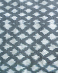 Ikatan Black & White with Red Mulberry Silk Pochampally Ikat Saree Ikatan