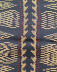 Poonam Bhagat Black & Maroon Mulberry Silk Gujarat Ikat Saree Ikatan