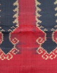 Poonam Bhagat Black & Maroon Mulberry Silk Gujarat Ikat Saree Ikatan