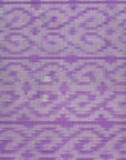 Bibhu Mohapatra Iris Purple with Silver Mulberry Silk Pochampally Ikat Saree Ikatan