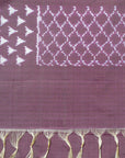 Bibhu Mohapatra Purple Mulberry Silk Pochampally Ikat Saree Ikatan