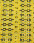 Bibhu Mohapatra Yellow & Olive Mulberry Silk Pochampally Ikat Saree Ikatan
