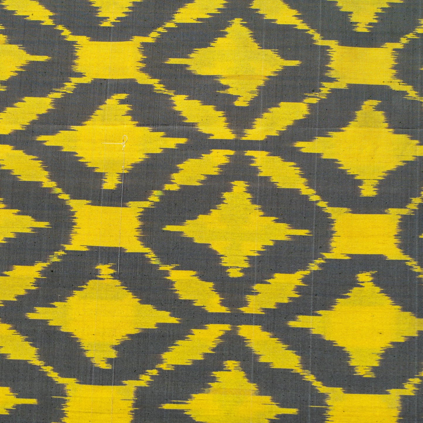 Bibhu Mohapatra Yellow & Grey Mulberry Silk Pochampally Ikat Saree Ikatan