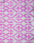 Bibhu Mohapatra Purple & Silver Mulberry Silk Pochampally Ikat Saree Ikatan