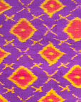 Bibhu Mohapatra Dark Purple & Orange Mulberry Silk Odisha Ikat Saree Ikatan