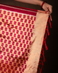 Bibhu Mohapatra Red & Yellow Mulberry Silk Pochampally Ikat Saree Ikatan