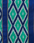 Blue & Green Mulberry Silk Odisha Diamond Style Ikat Saree