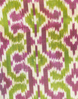 Bibhu Mohapatra Pink & Green Mulberry Silk Pochampally Ikat Saree