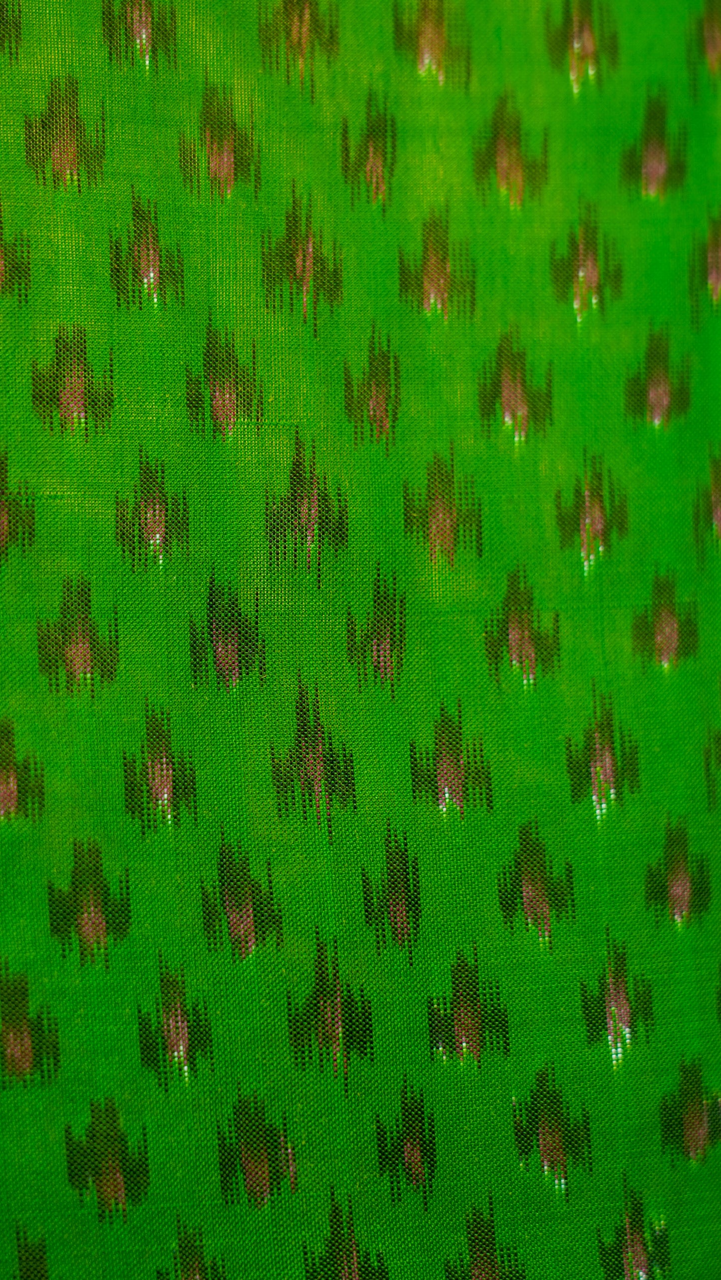 Sea Blue & Green Mulberry Silk Pochampally Ikat Saree