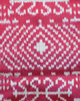 Maroon & Silver Mulberry Silk Odisha Ikat Saree