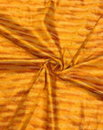 Shades of Yellow Raw Silk Pochampally Ikat Fabric