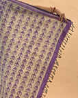 Bibhu Mohapatra Lavender & Grey Mulberry Silk Pochampally Ikat Saree