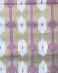 Ikatan Mauve & Green Mulberry Silk Ikat Saree Ikatan