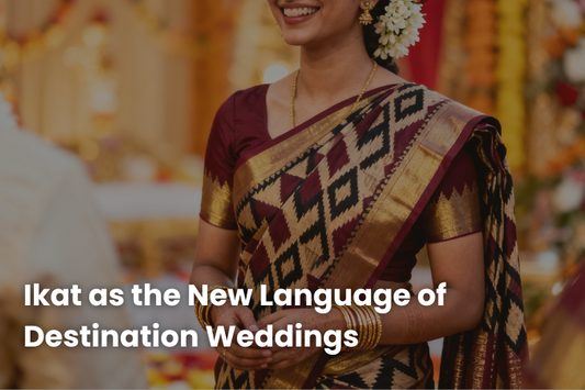 Ikat as the New Language of Destination Weddings