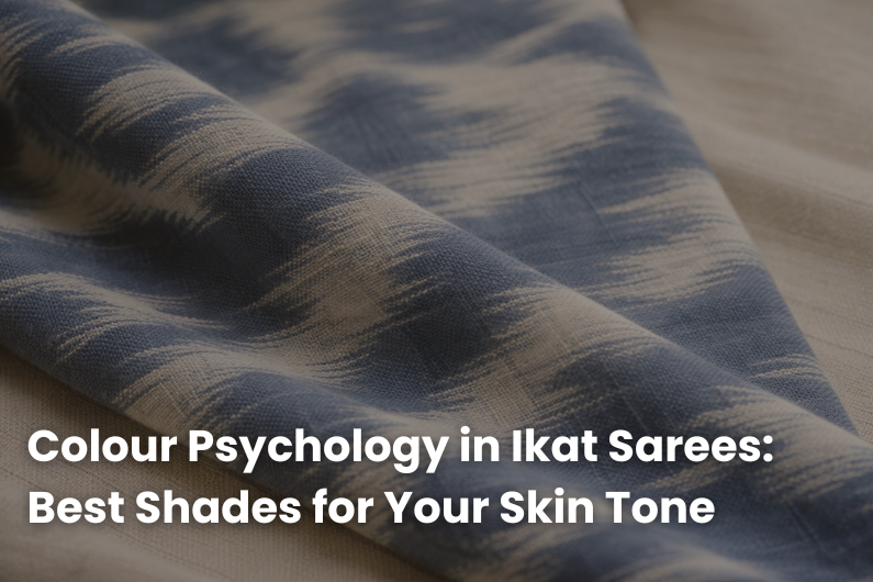Colour Psychology in Ikat Sarees: Best Shades for Your Skin Tone