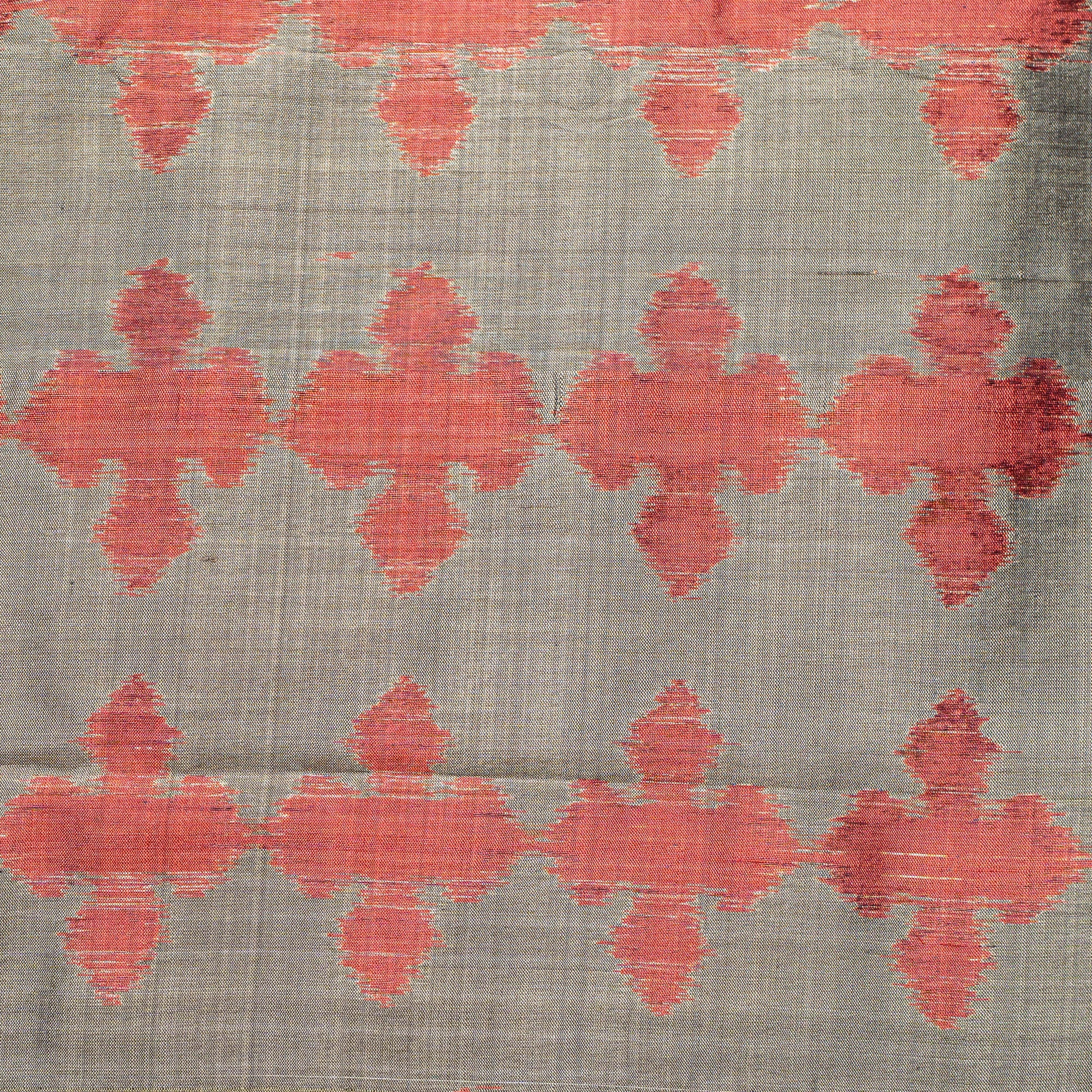 Bibhu Mohapatra Golden &amp; Black Mulberry Silk Odisha Ikat Saree Ikatan