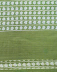 Bibhu Mohapatra Greyish Green Mulberry Silk Pochampally Ikat Saree Ikatan