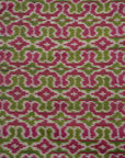 Bibhu Mohapatra Pink & Green Mulberry Silk Ikat Saree Ikatan