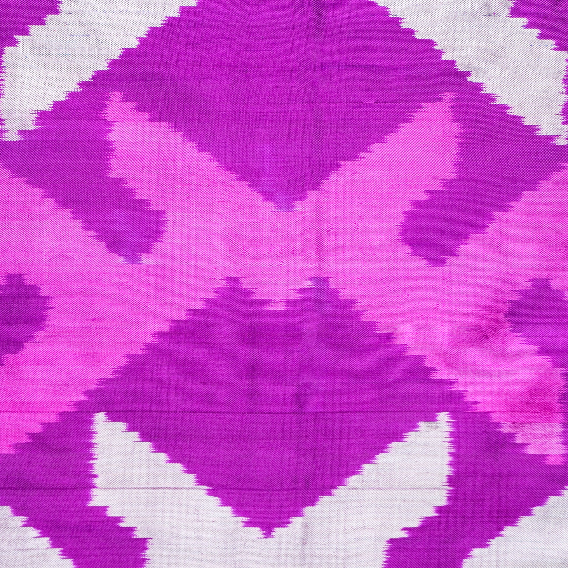 Bibhu Mohapatra Purple & Pink Mulberry Silk Odisha Ikat Saree Ikatan