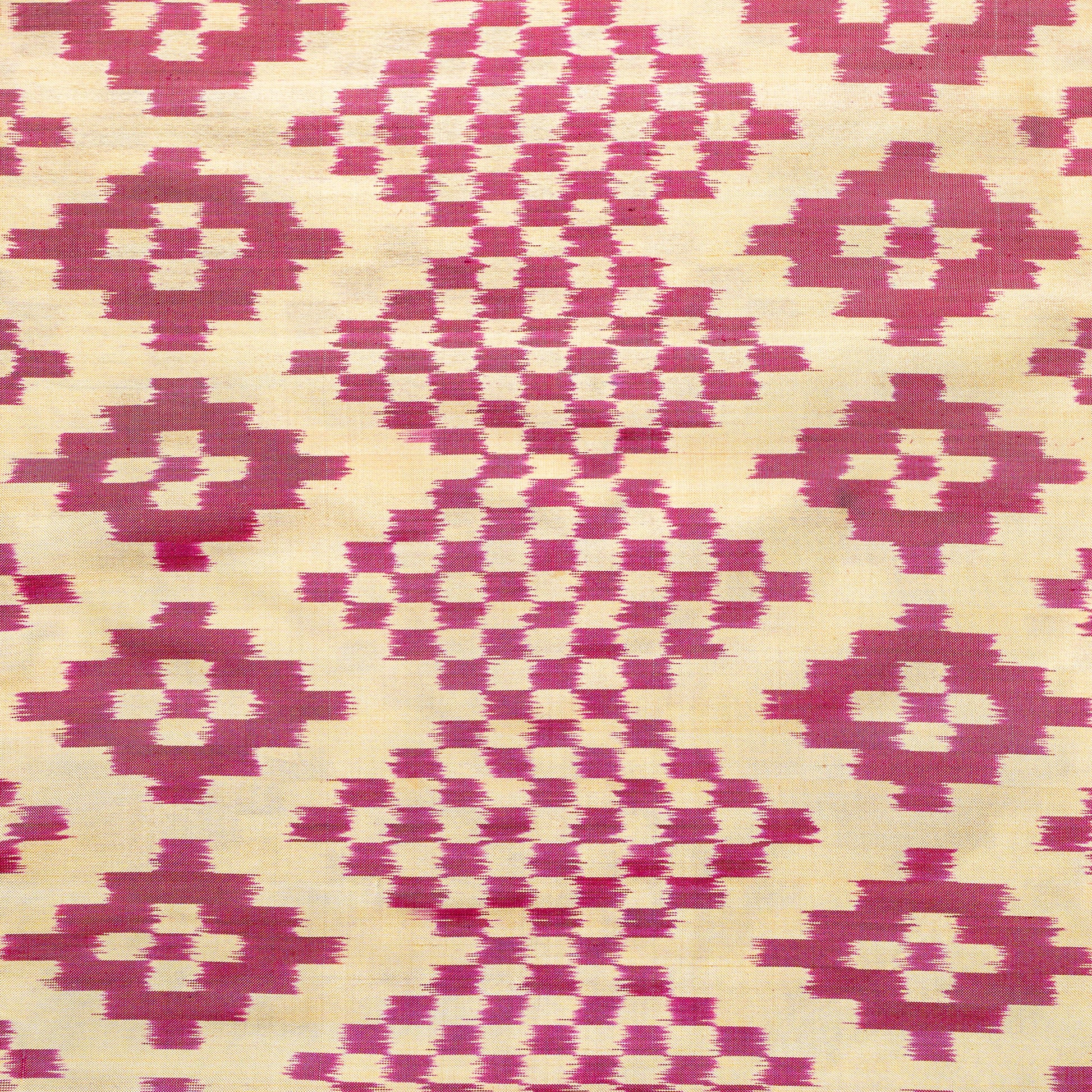 Bibhu Mohapatra Red & Yellow Mulberry Silk Pochampally Ikat Saree Ikatan