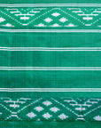 Ikatan Forest Green Mulberry Silk Odisha Ikat Saree Ikatan