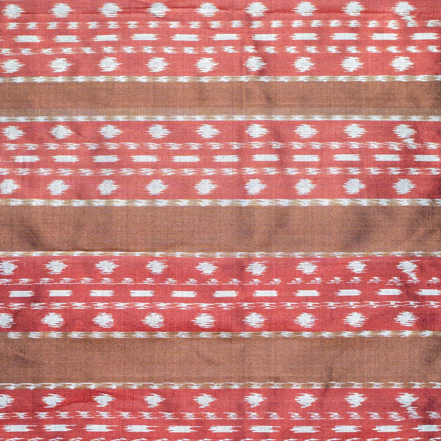 Ikatan Brown & Yellow Mulberry Silk Odisha Ikat Saree Ikatan