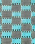 Ikatan Sea Green & Grey Mulberry Silk Pochampally Ikat Saree Ikatan