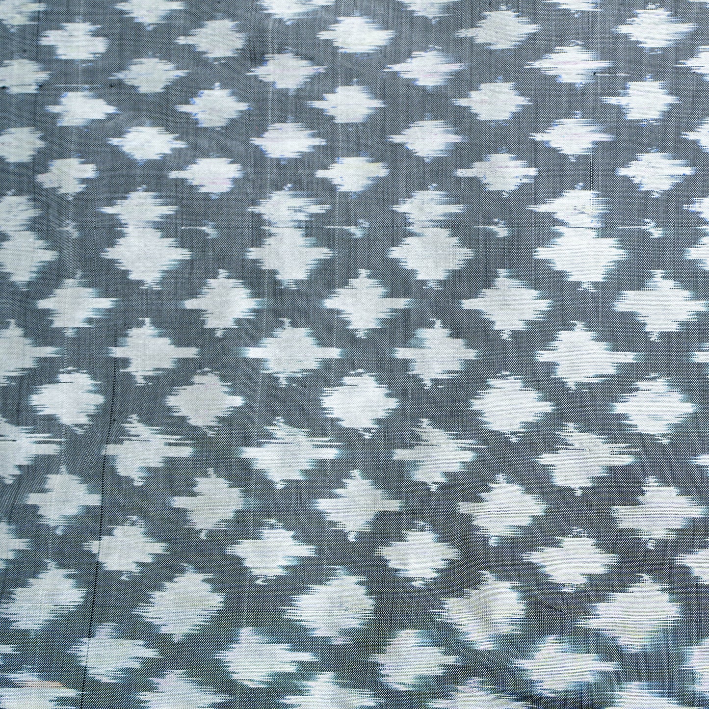 Ikatan Black & White with Red Mulberry Silk Pochampally Ikat Saree Ikatan