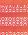Ikatan Peach Mulberry Silk Odisha Ikat Saree Ikatan