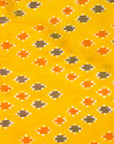 Ikatan Yellow & Purple Mulberry Silk Odisha Ikat Saree Ikatan