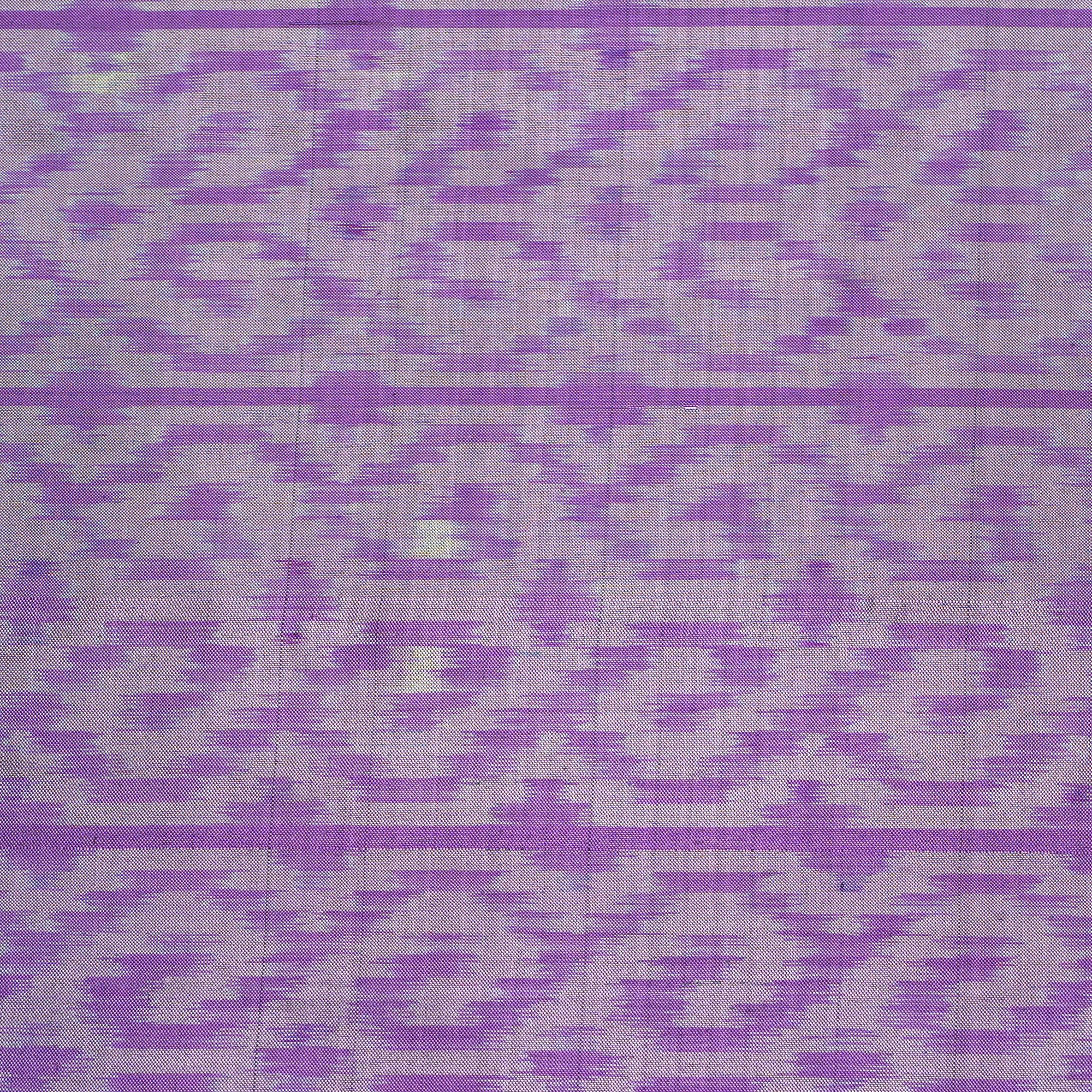 Bibhu Mohapatra Iris Purple with Silver Mulberry Silk Pochampally Ikat Saree Ikatan