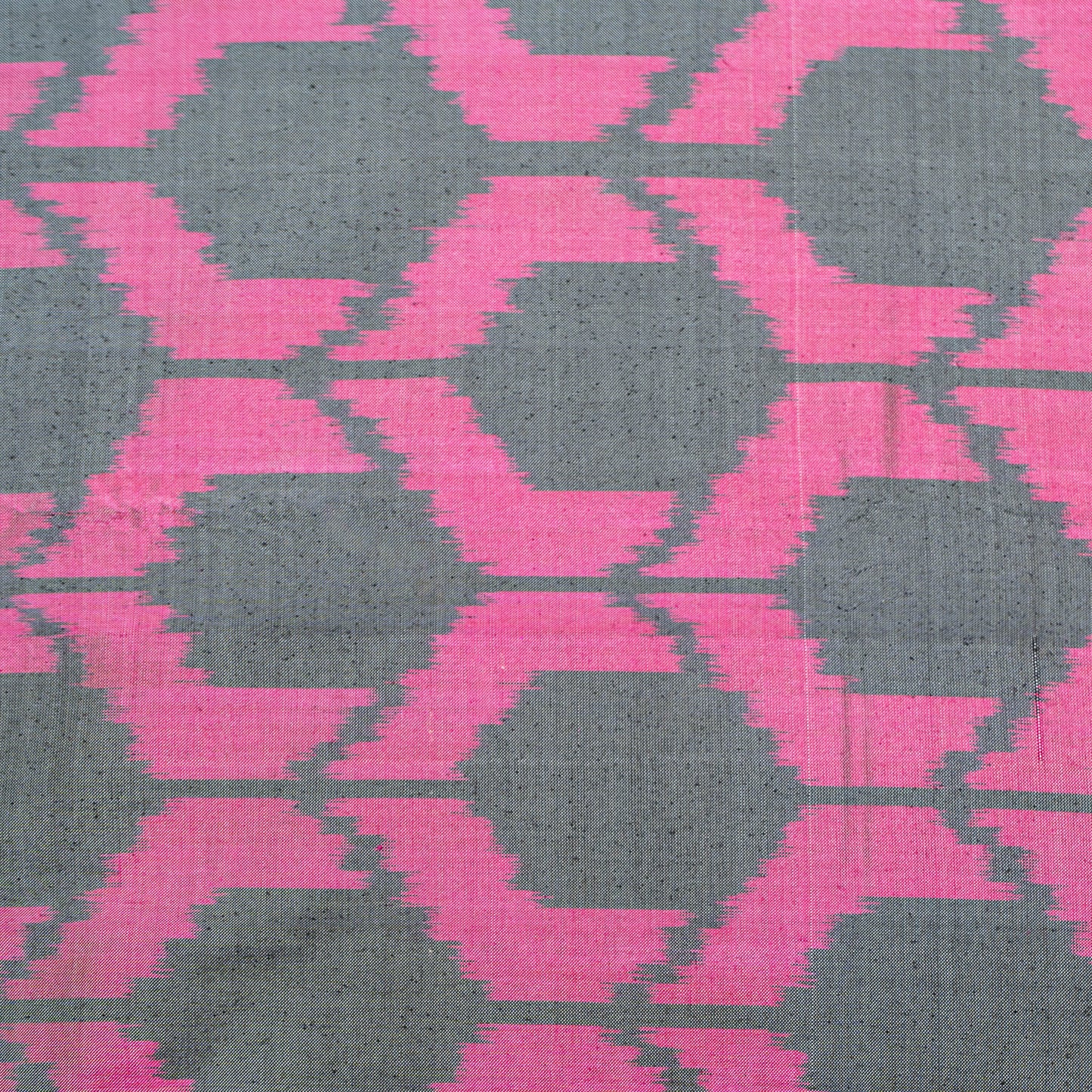 Bibhu Mohapatra Pink & Grey Mulberry Silk Pochampally Ikat Saree Ikatan