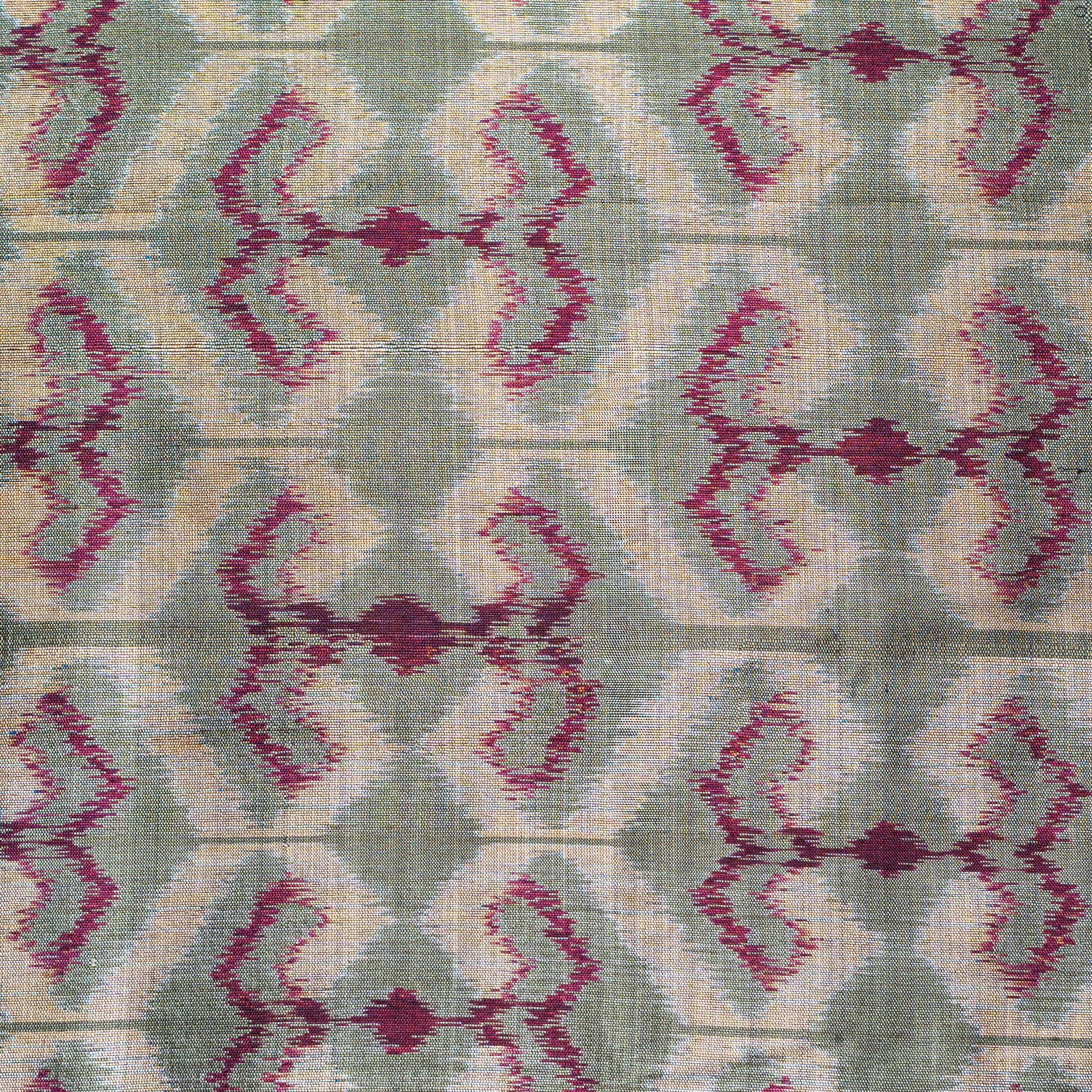 Bibhu Mohapatra Olive Green Mulberry Silk Odisha Ikat Saree Ikatan