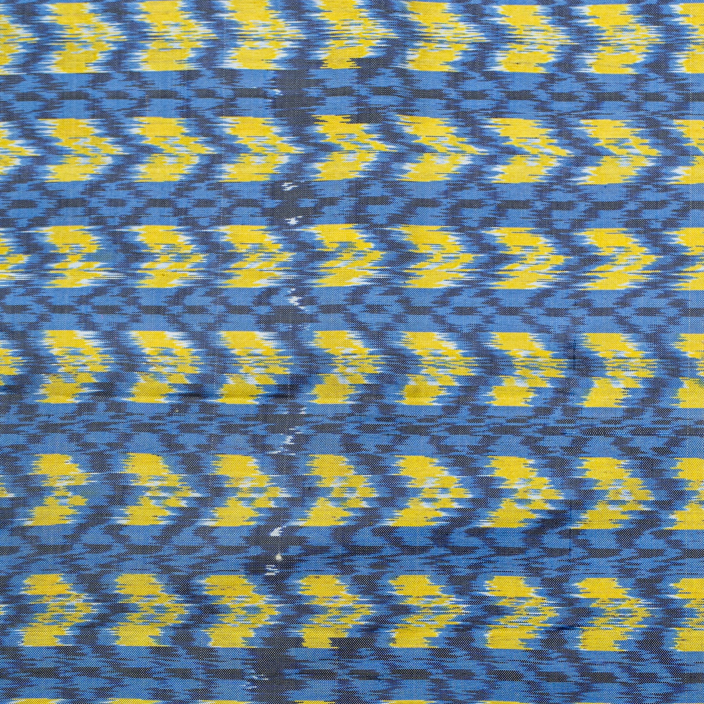 Bibhu Mohapatra Blue & Yellow Mulberry Silk Pochampally Ikat Saree Ikatan