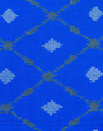 Bibhu Mohapatra Blue & Green Mulberry Silk Gujarat Ikat Saree Ikatan