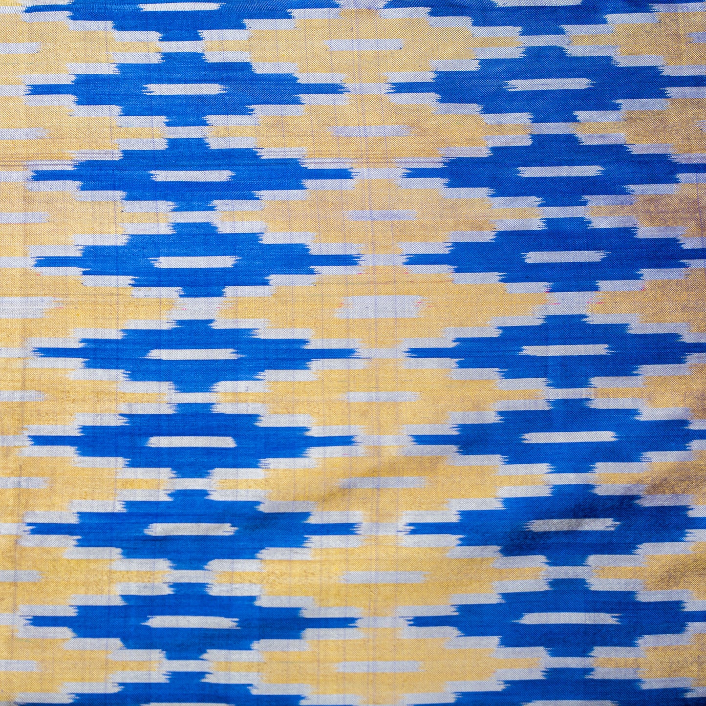 Bibhu Mohapatra Iris Purple & Yellow Mulberry Silk Ikat Saree Ikatan