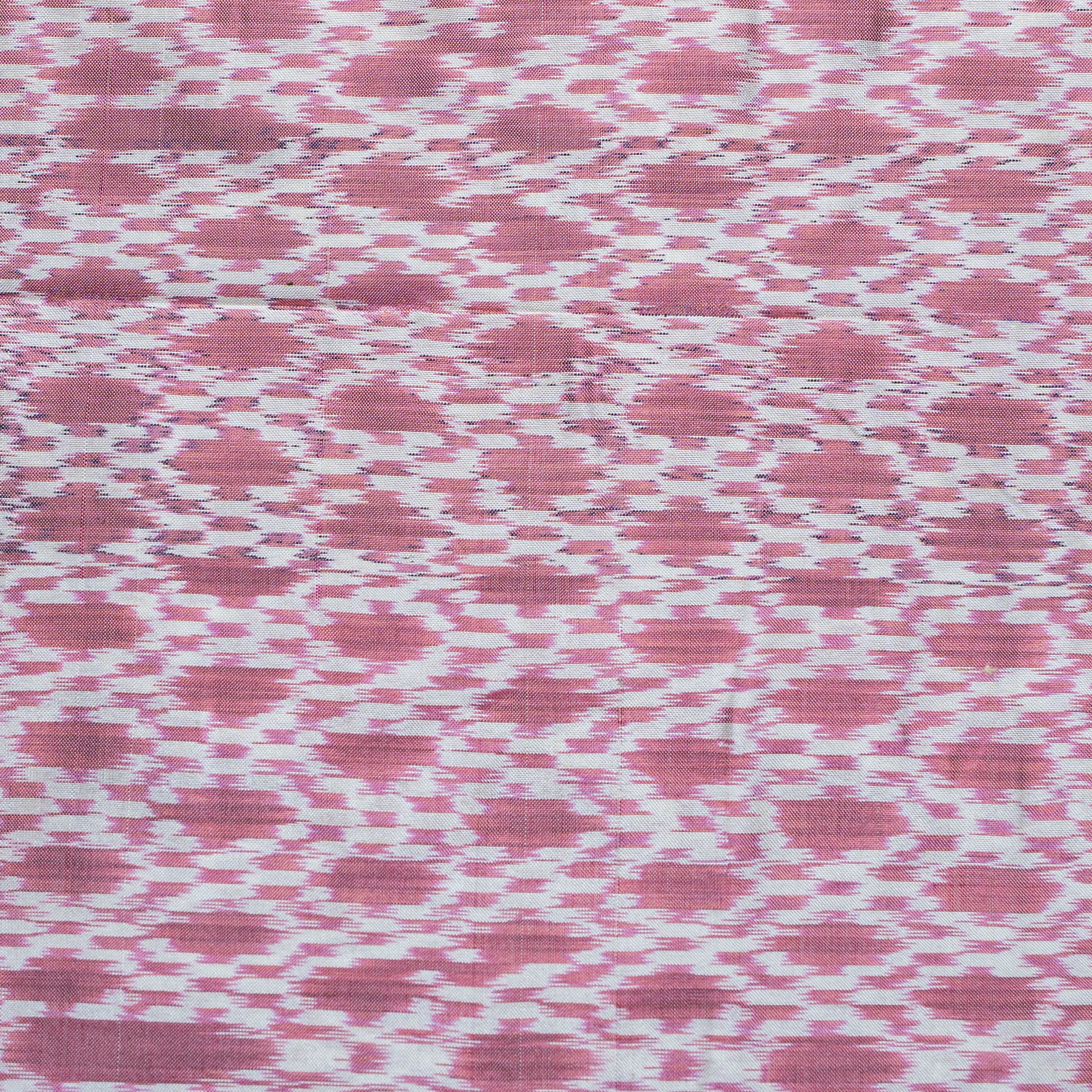 Bibhu Mohapatra Mauve & Yellow Mulberry Silk Pochampally Ikat Saree Ikatan