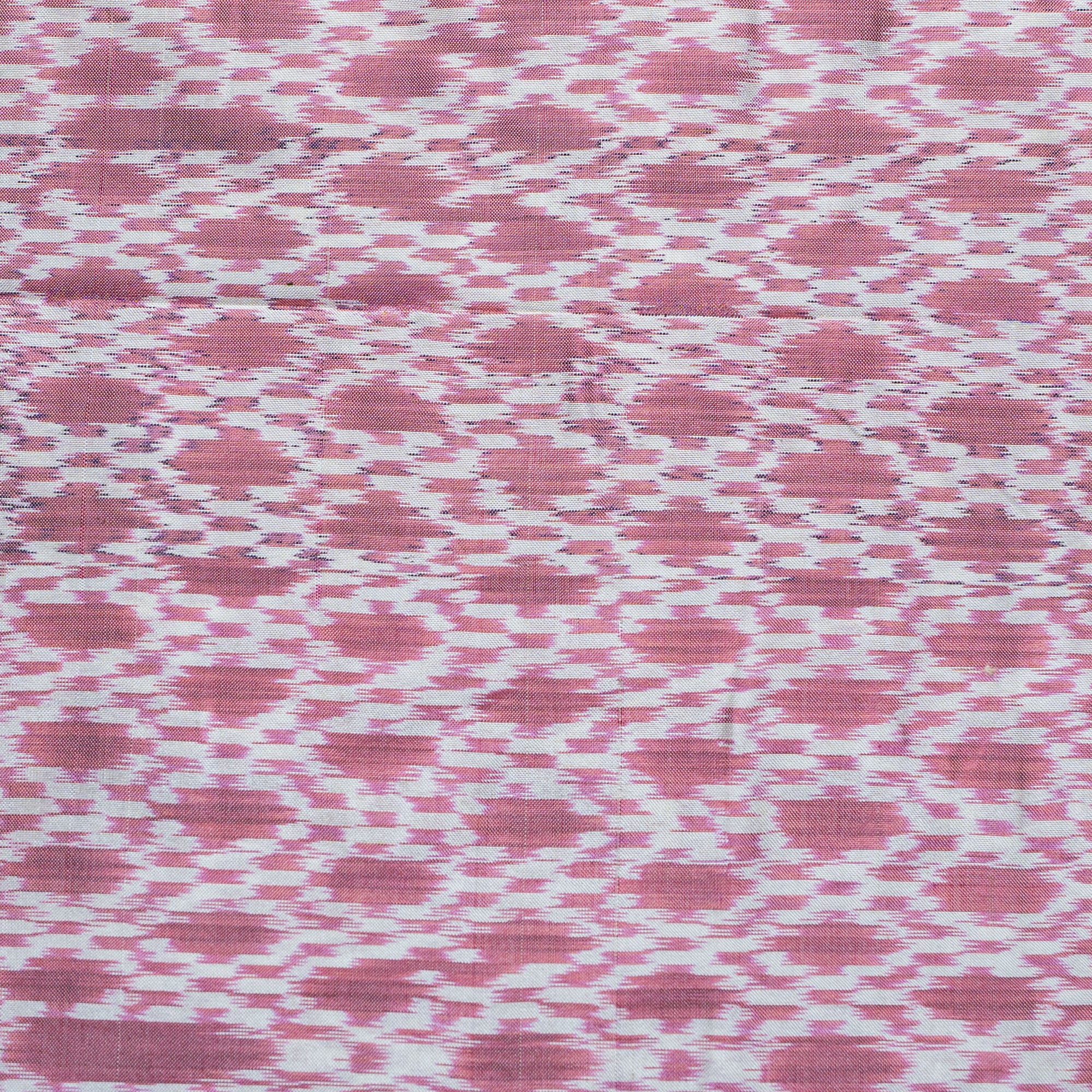 Bibhu Mohapatra Mauve & Yellow Mulberry Silk Pochampally Ikat Saree Ikatan