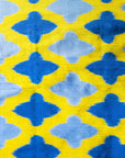 Bibhu Mohapatra Yellow & Blue Mulberry Silk Odisha Ikat Saree Ikatan