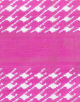 Bibhu Mohapatra Pink & White Mulberry Silk Pochampally Ikat Saree Ikatan