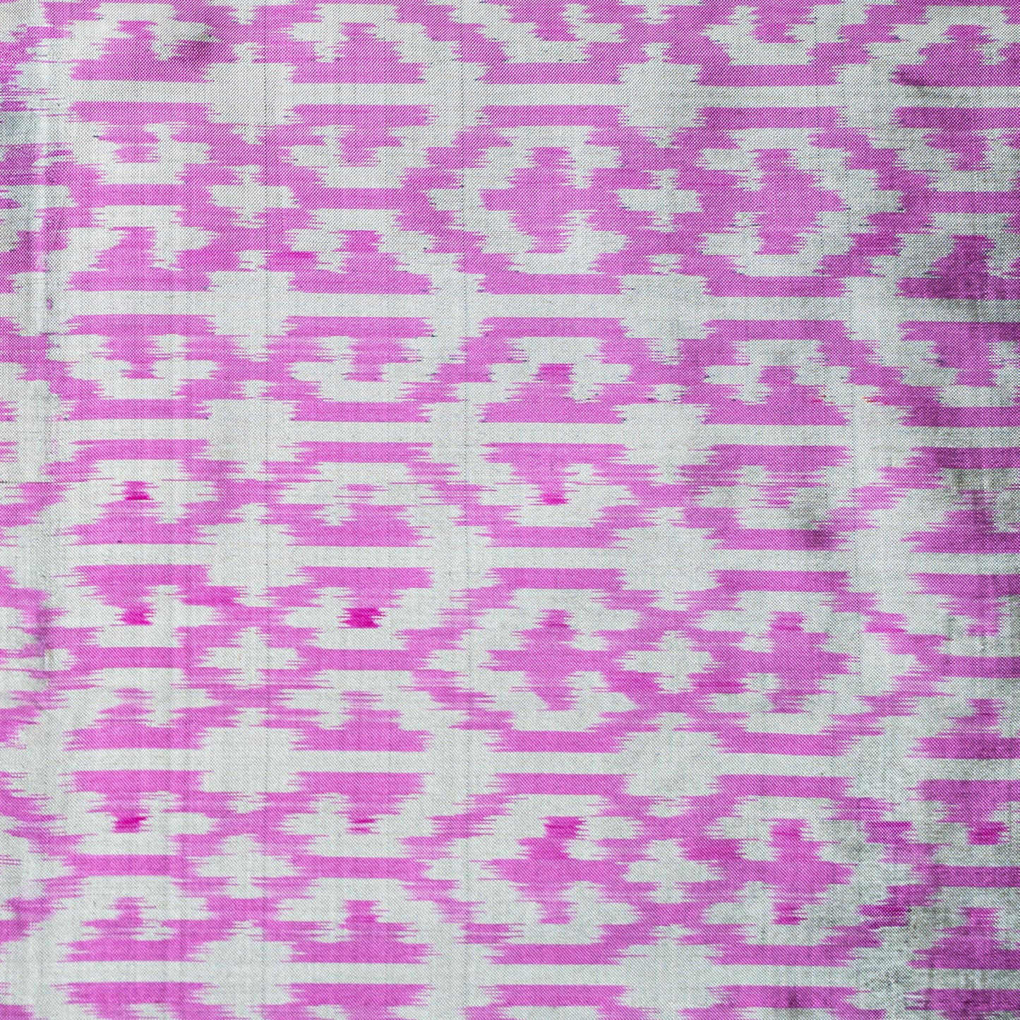 Bibhu Mohapatra Purple & Silver Mulberry Silk Pochampally Ikat Saree Ikatan
