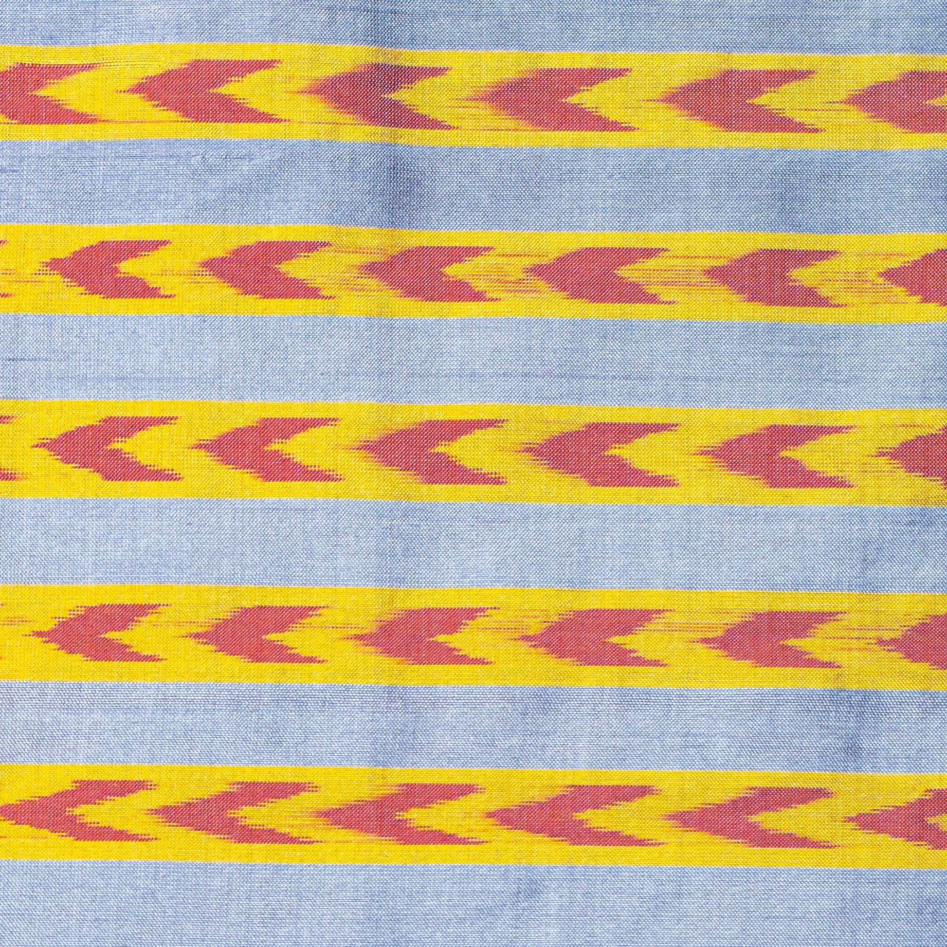 Bibhu Mohapatra Dark Purple & Orange Mulberry Silk Odisha Ikat Saree Ikatan