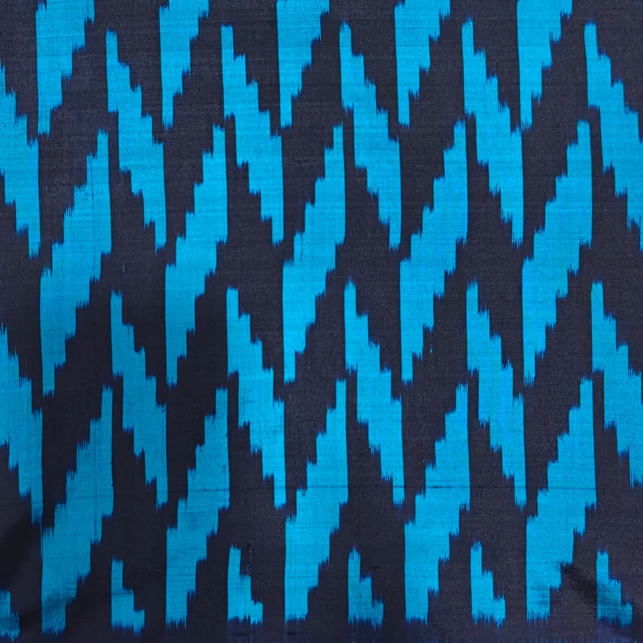 Bibhu Mohapatra Blue &amp; Silver Mulberry Silk Odisha Ikat Saree Ikatan