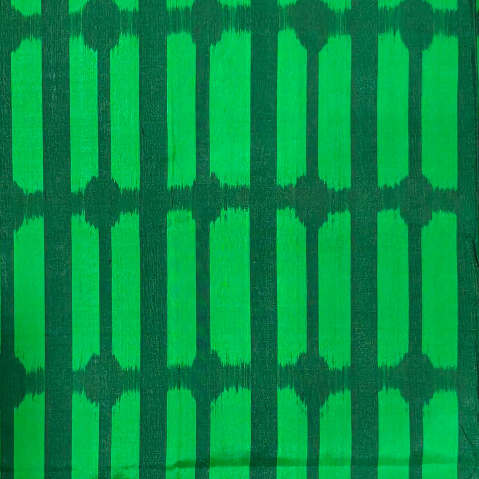 Bibhu Mohapatra Green &amp; Black Mulberry Silk Odisha Ikat Saree