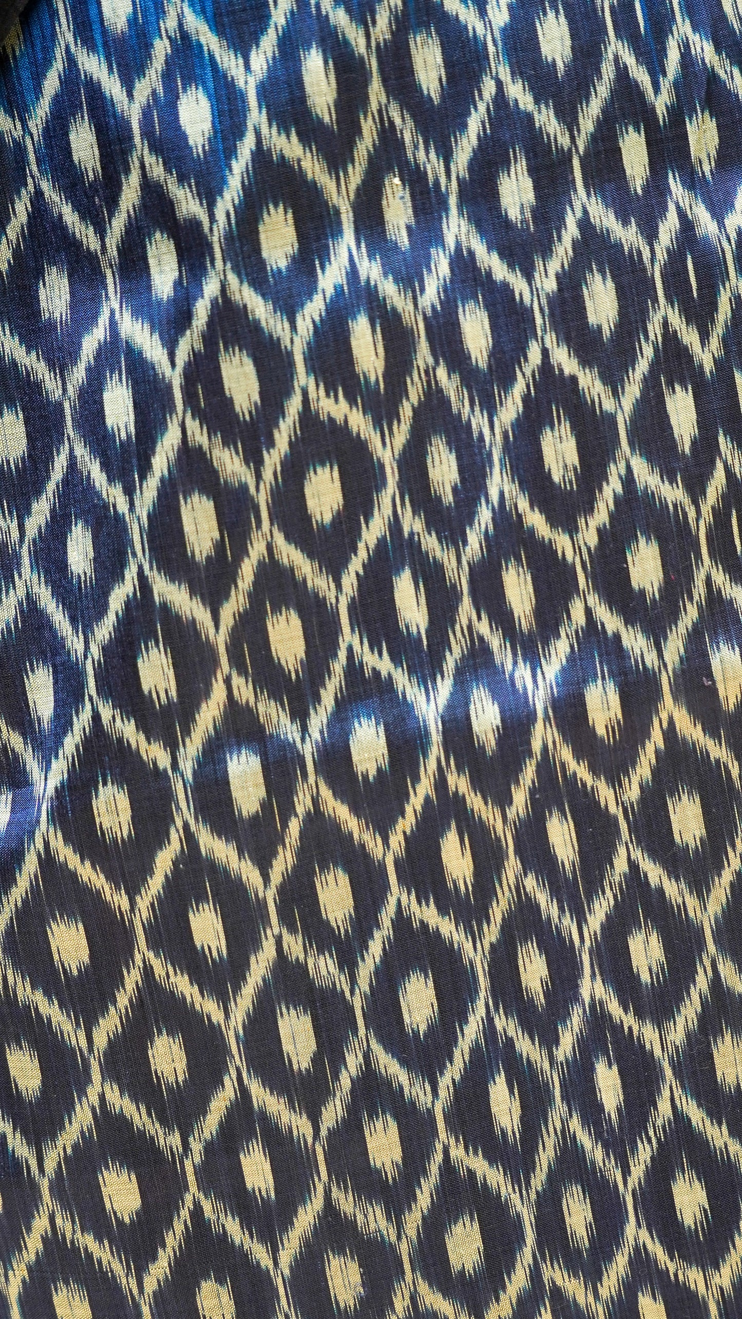 Dual Shaded Blue Mulberry Silk Odisha Ikat Saree
