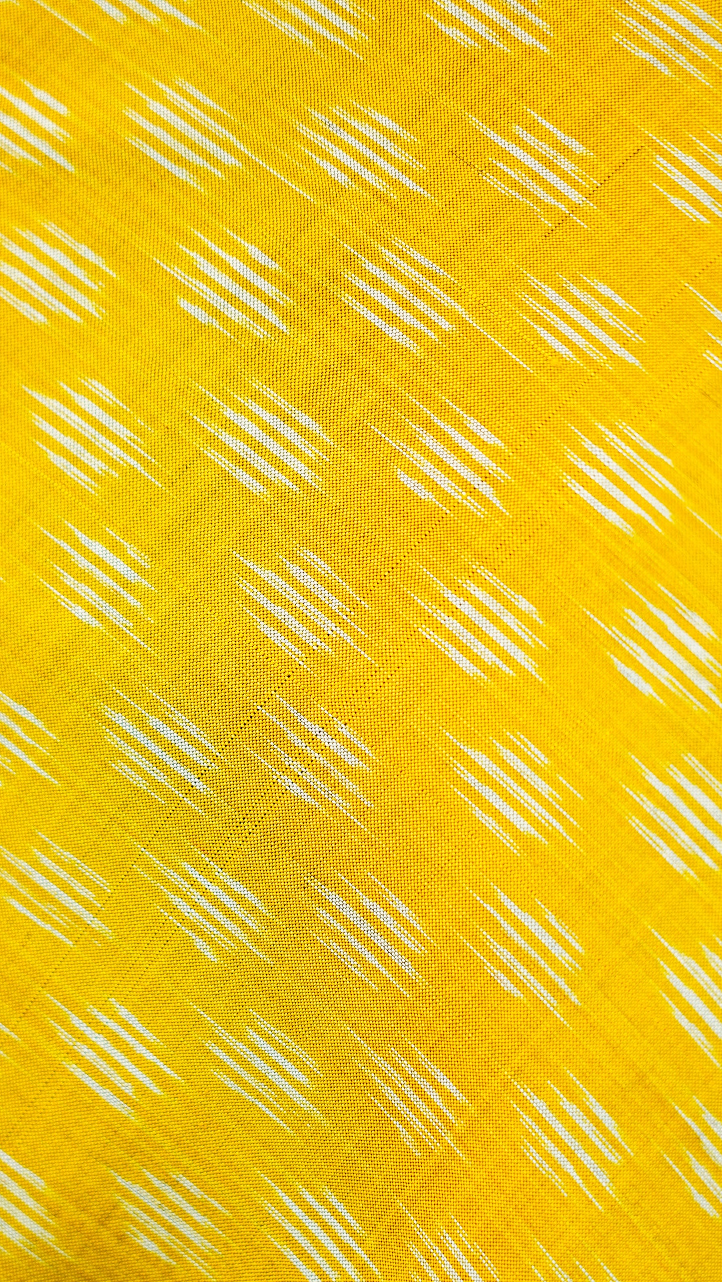 Dark Yellow & Brown Mulberry Silk Odisha Ikat Saree