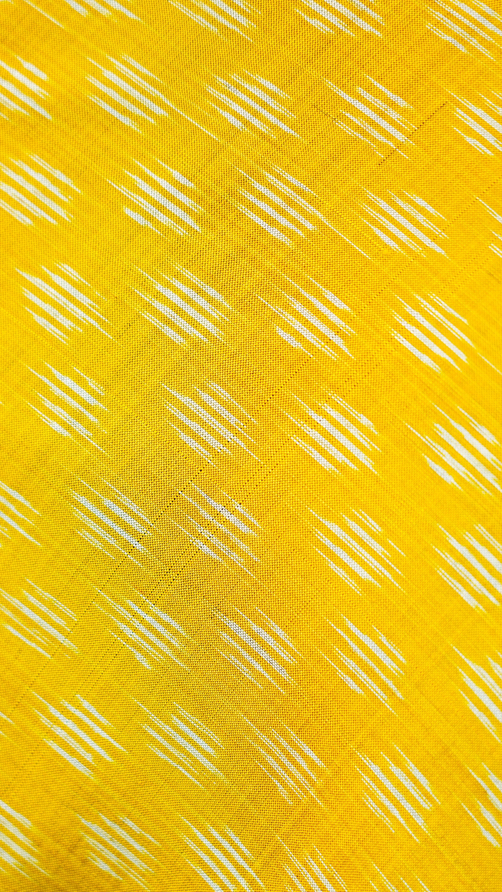 Dark Yellow &amp; Brown Mulberry Silk Odisha Ikat Saree