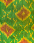 Bibhu Mohapatra Green & Orange Mulberry Silk Odisha Ikat Saree