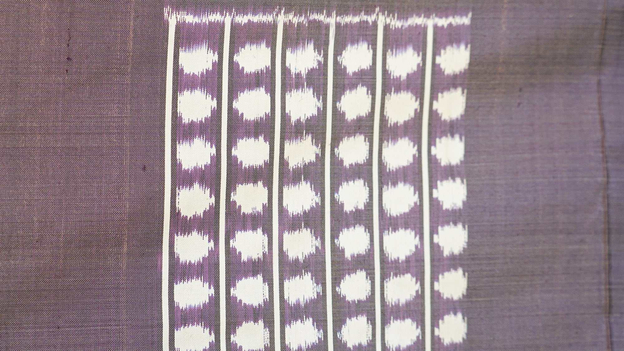 Bibhu Mohapatra Greyish Purple Mulberry Silk Pochampally Ikat Saree